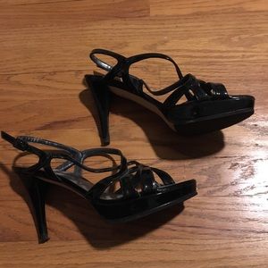 Stuart Weitzman black patent heels